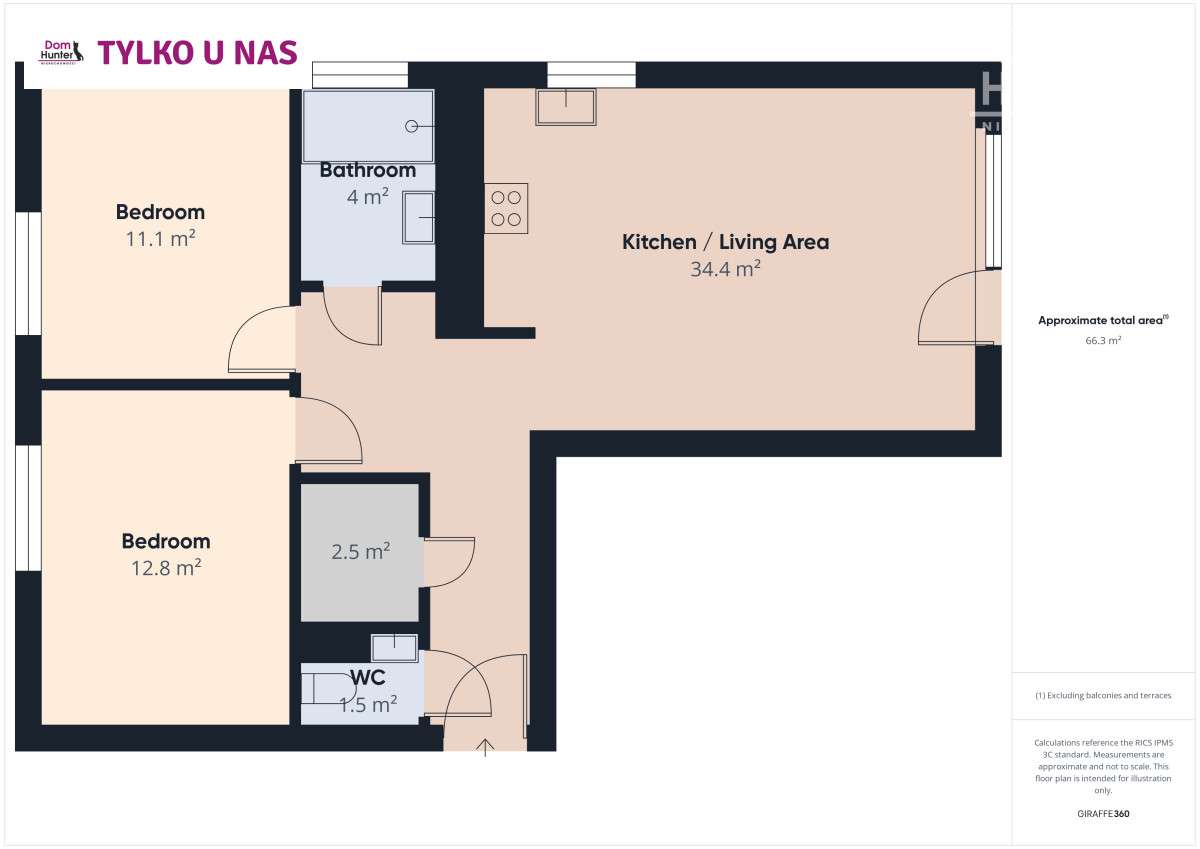 Z ogródkiem, ładne, nowoczesne, 3 pok. Morena - Pełny obrazek: 5/20