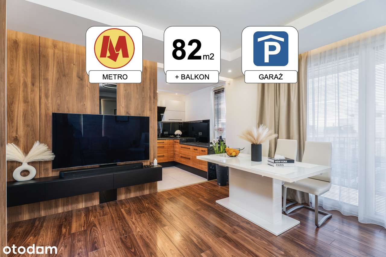 Mieszkanie, 82 m², Warszawa