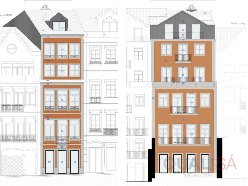 Apartamento T2 com terraço em prédio novo no centro histórico de Br... - Grande imagem: 2/27