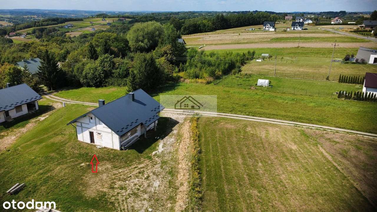 Nowy dom 4-pokoje z poddaszem i ładnym widokiem - Dylągówka - Hyżne - - Pełny obrazek: 4/12