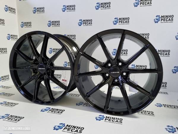 Jantes Veemann (V-FS48) em 18" (5x112) Preto Brilho - 3