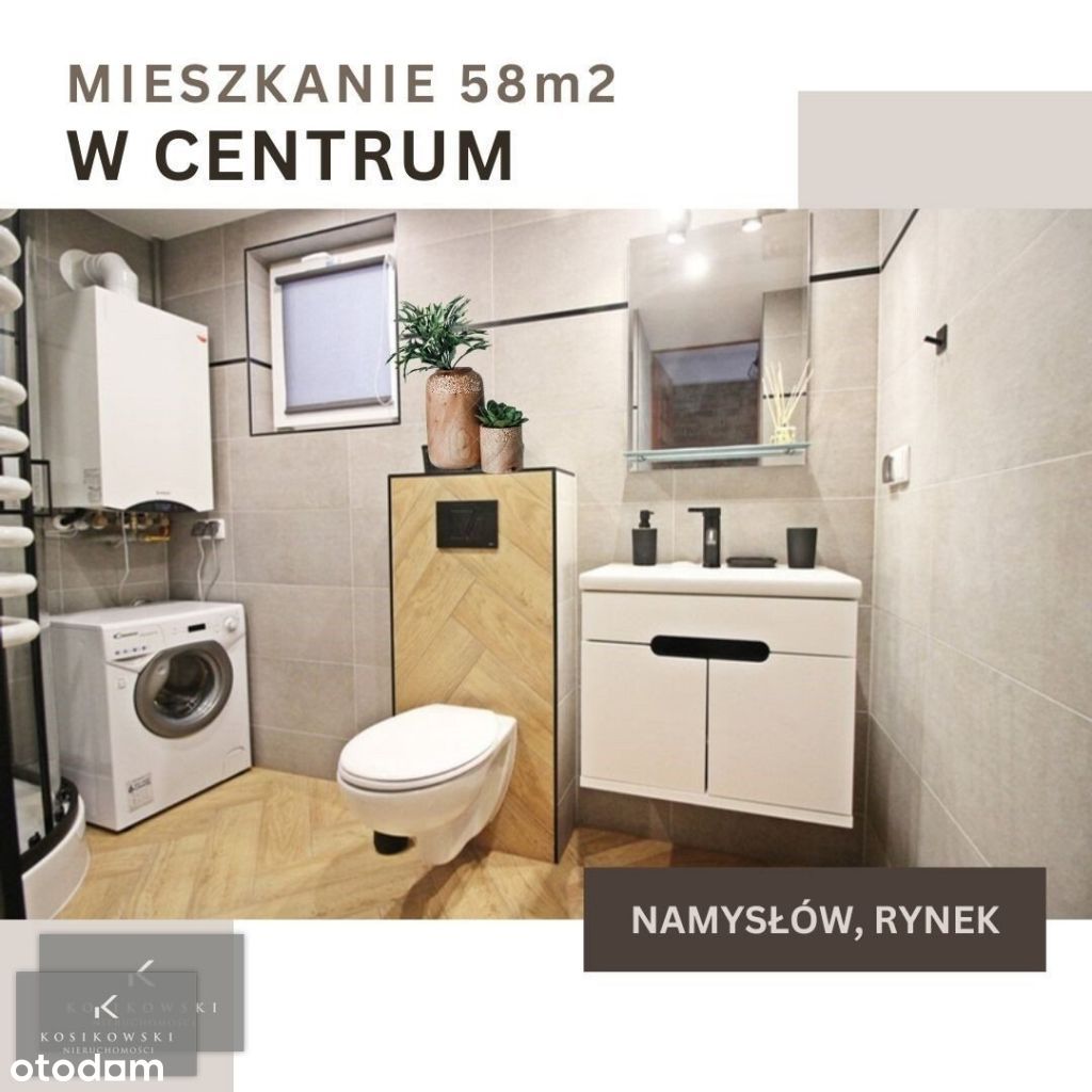 2-pokojowe mieszkanie o pow. 57,90 m2 w Namysłowie