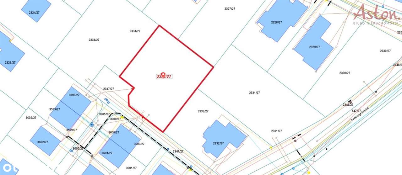 Działka budowlana Tychy ul. Zwierzyniecka-1