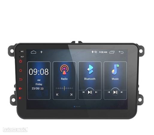 AUTO RADIO GPS VOLKSWAGEN VW PARA SEAT Y SKODA ANDROID 12 LCD 8" TÁCTIL - 1