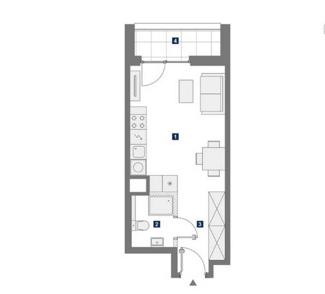 Sprzedam kawalerkę o powierzchni 27,94 m2 - idealn-5