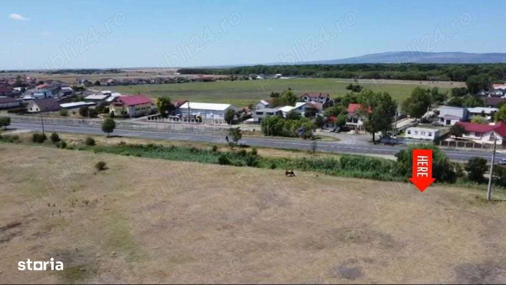 Teren intravilan 13300mp- deschidere stradala 72ml. - Imagine principală: 2/4