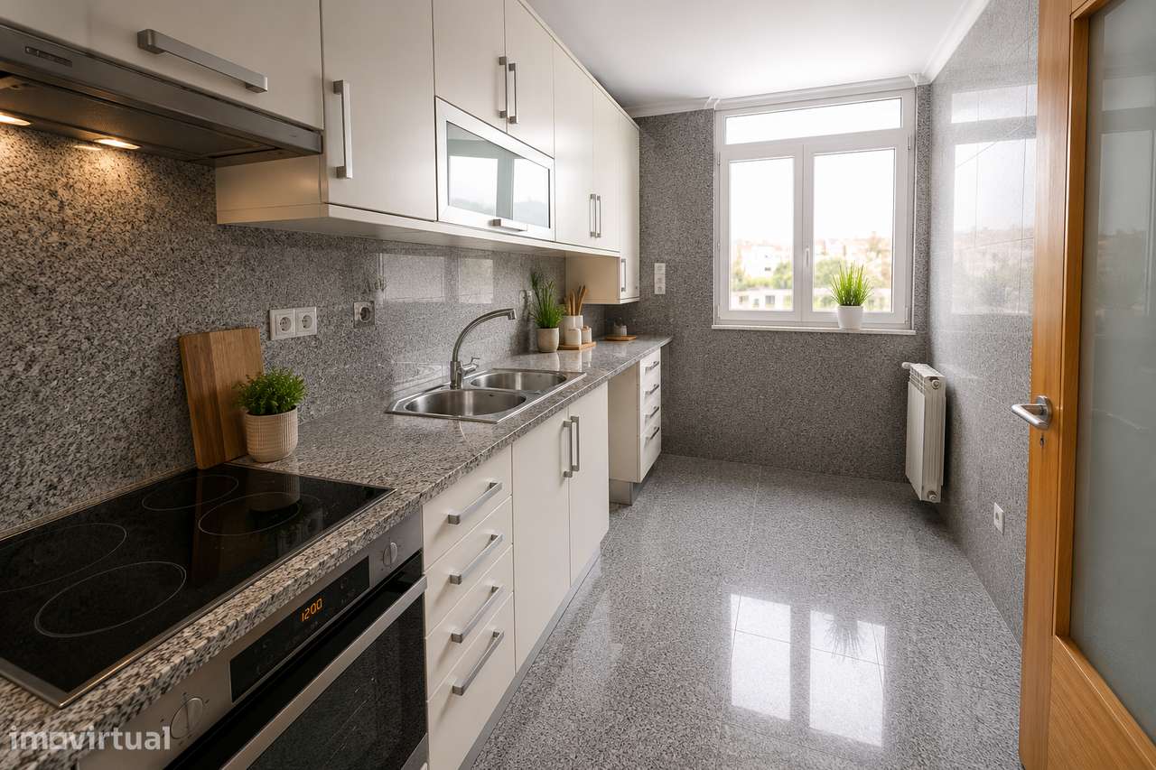 Apartamento T2 com Terraço – Zona do Fórum Viseu-1