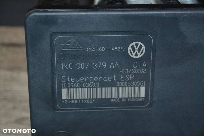 VW SEAT SKODA AUDI POMPA ABS ESP 1K0907379AA 1K0614517T - 2