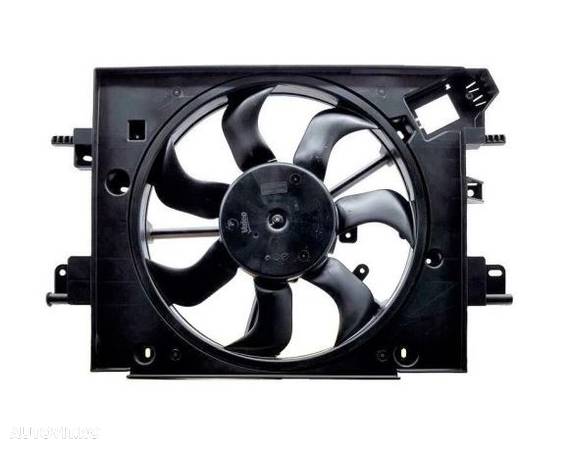 GMV radiator electroventilator Dacia Duster 2010-11.2017, motor 1.6, benzina, OEM/OES, 400 mm; 2 pini - 1