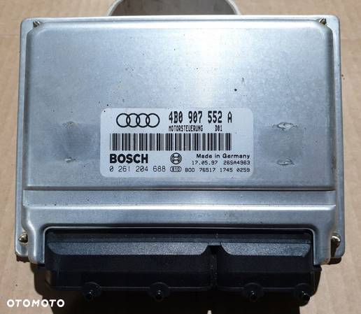 AUDI A6 C5 2.4 B V6 KOMPUTER SILNIKA 4B0907552A - 1