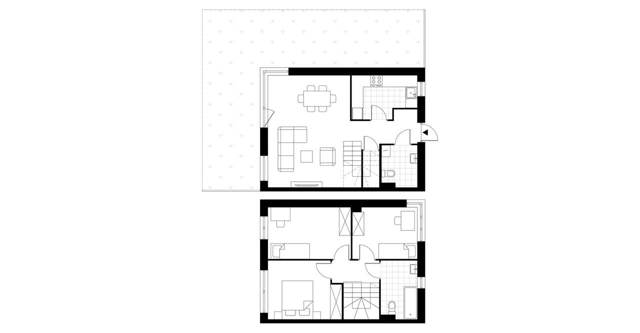 4-pokojowy dom 85m2 + ogródek Bez Prowizji - Pełny obrazek: 3/8