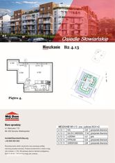 Nowe mieszkanie 36 m2, B2 4.13 Osiedle Słowiańskie