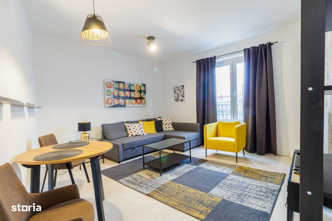 Apartament renovat complet, cu vedere spre ASE | Pta. Romana - Imagine principală: 1/12