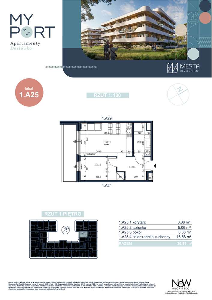 MyPort Apartamenty Darłówko - 1.A25