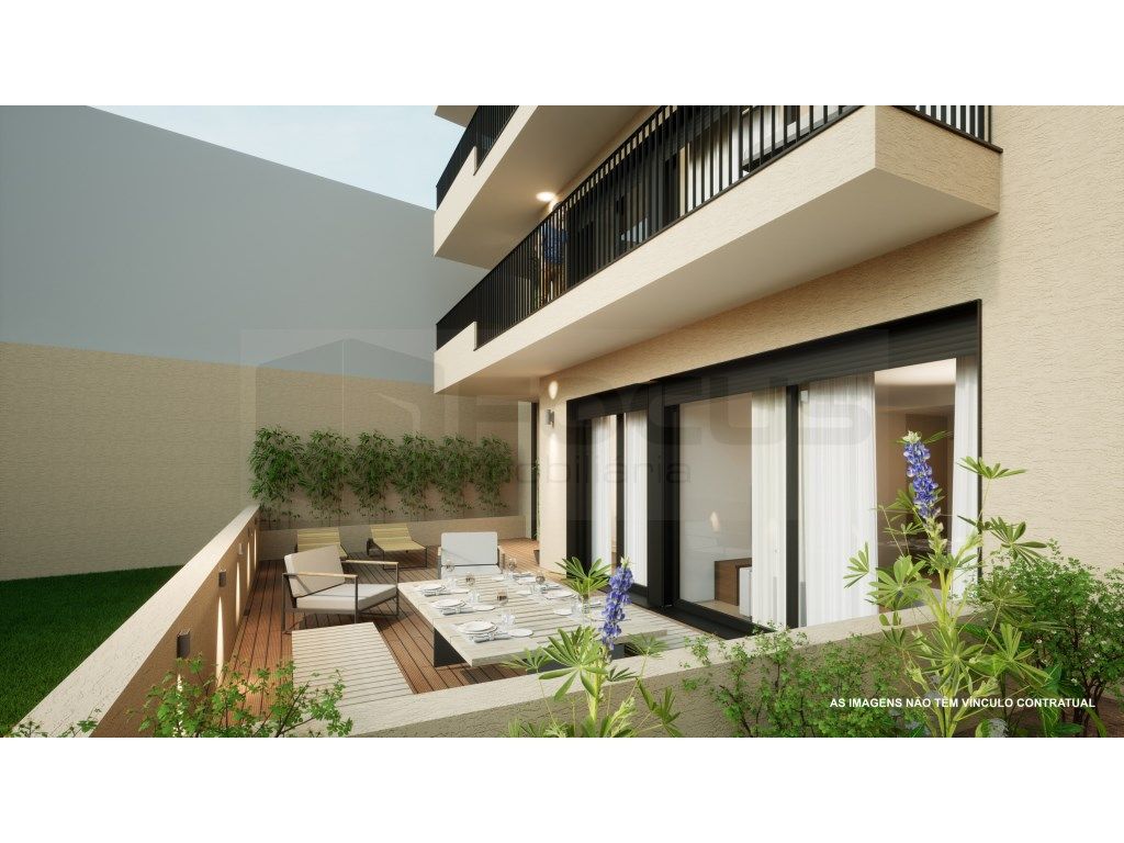 Apartamento T1 com jardim e terraço - Novidade no Mercado...
