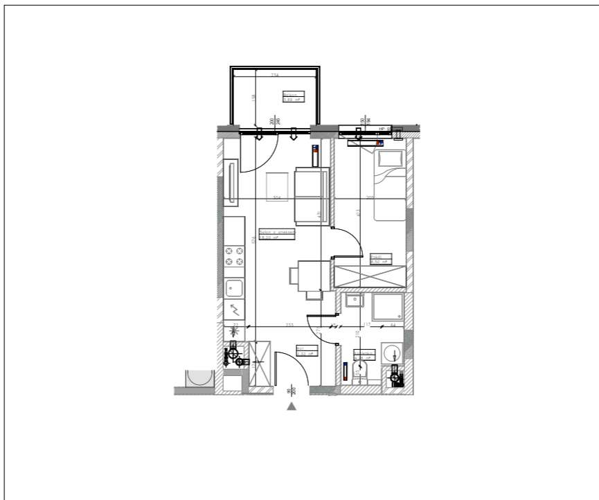 Nowoczesne 2-pokojowe mieszkanie z balkonem - Pełny obrazek: 5/8
