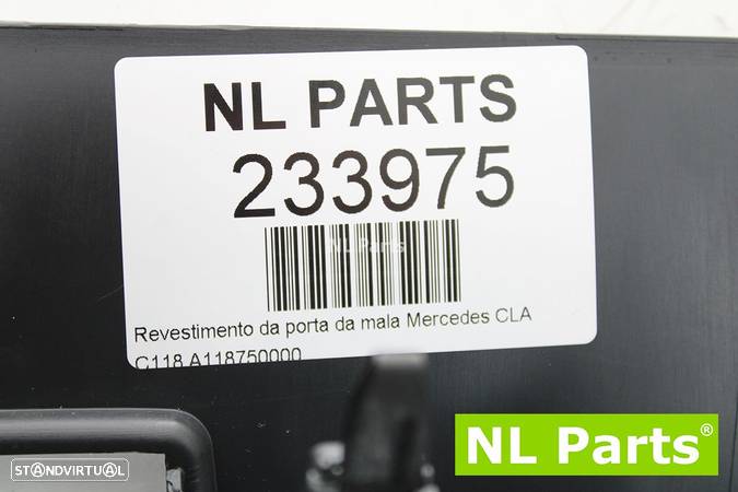 Revestimento da porta da mala Mercedes CLA C118 A118750000 - 14