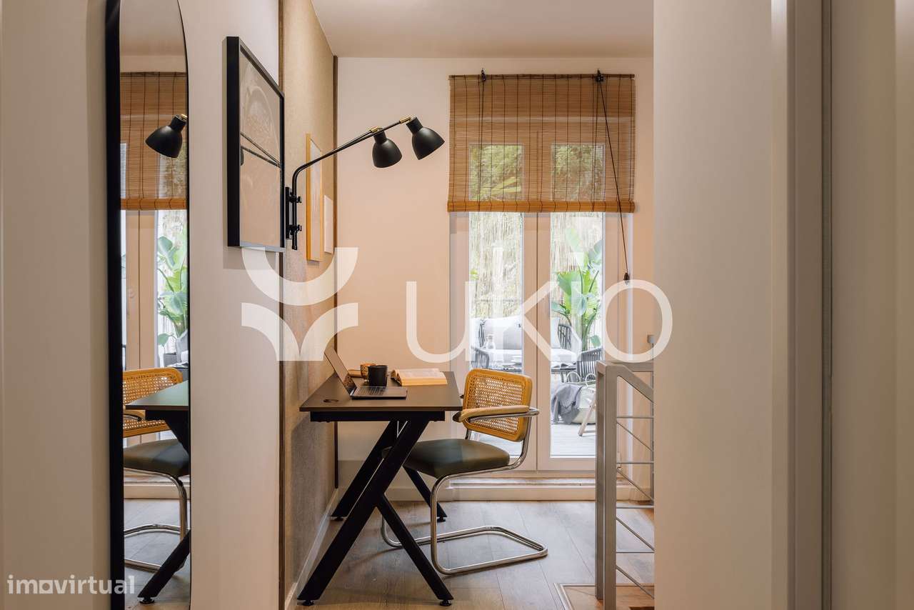 Apartamento T2 com terraço e escritório em Campo de Santana - Grande imagem: 5/22