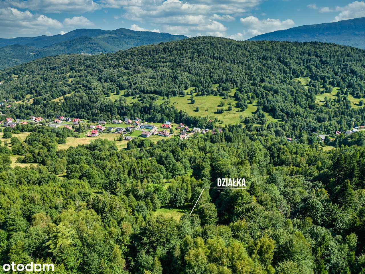 Piękna działka wśród zieleni, idealna na rekreacje, cisza i spokój - Pełny obrazek: 3/8