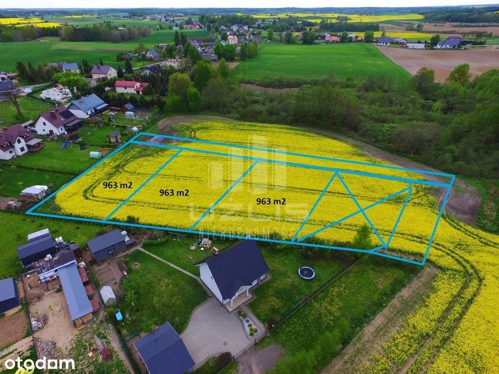 Działka budowlana 963m2 Krąg - Pełny obrazek: 5/8