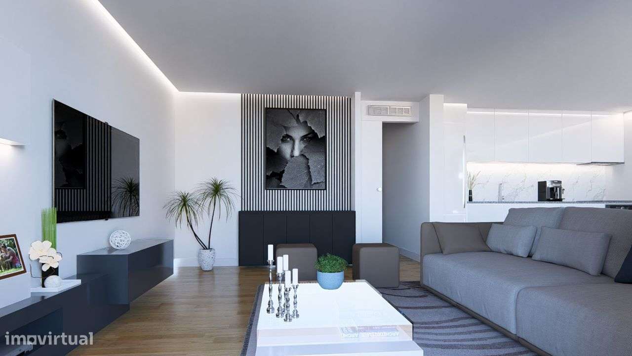 Algarve T2 Novo Portimão, suite com closet 2 lugares de garagem - Grande imagem: 3/49