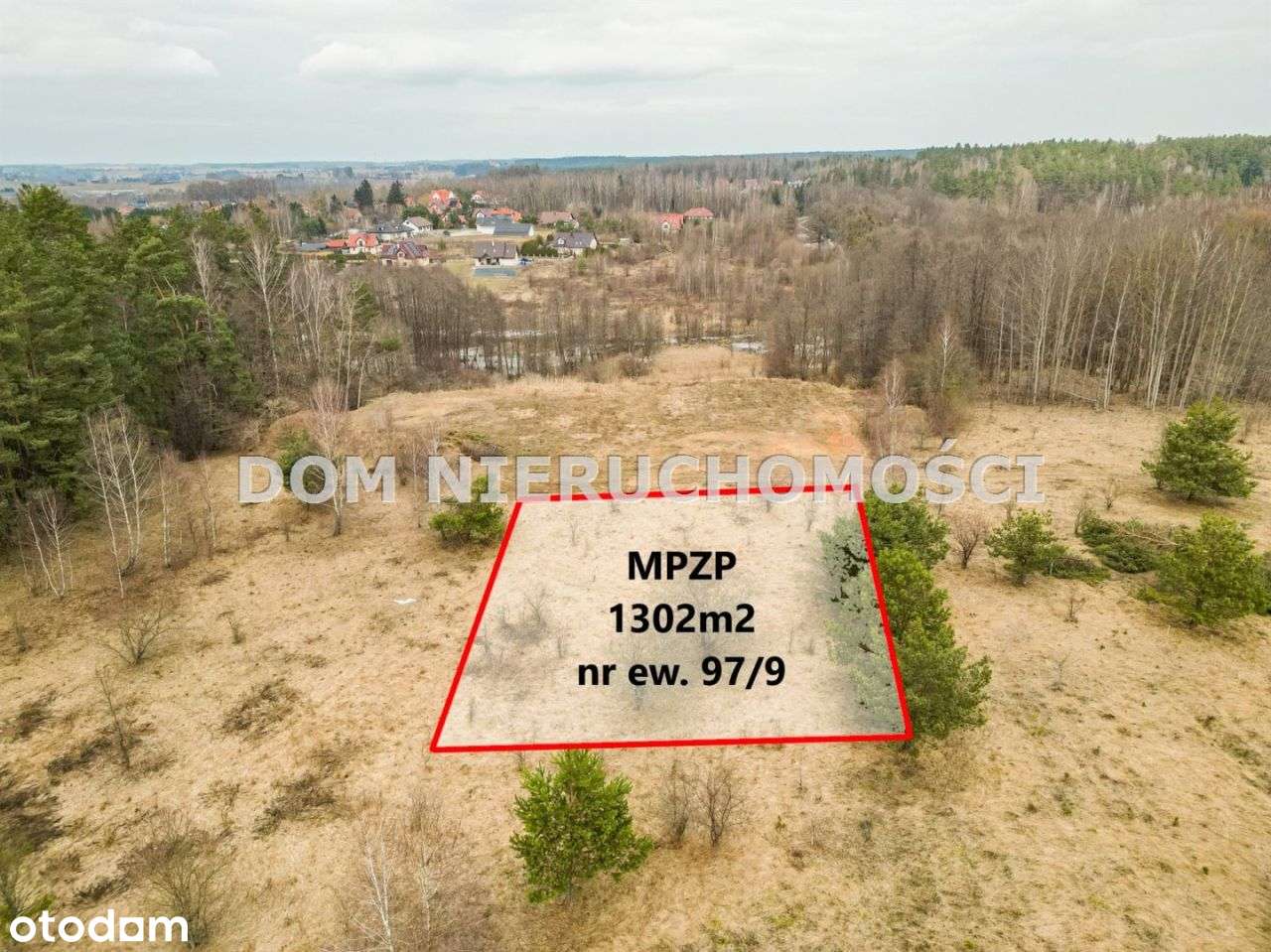 Działka w Mykach - 1302 m2 - świetna lokalizacja-2