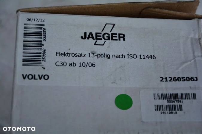 Volvo C30 wiązka elektryczna moduł Erich Jaeger 150 ZŁ - 3