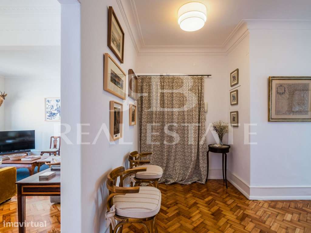 T3 com 1 Suite + Pátio comum e alguma VISTA RIO | RESTELO - Lisboa.-18