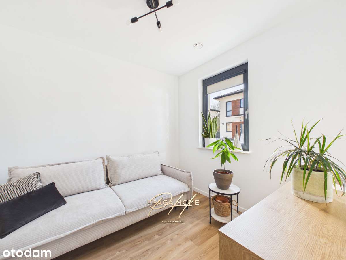 Nowoczesny segment bliźniaka | 100 m² | Wawer-12