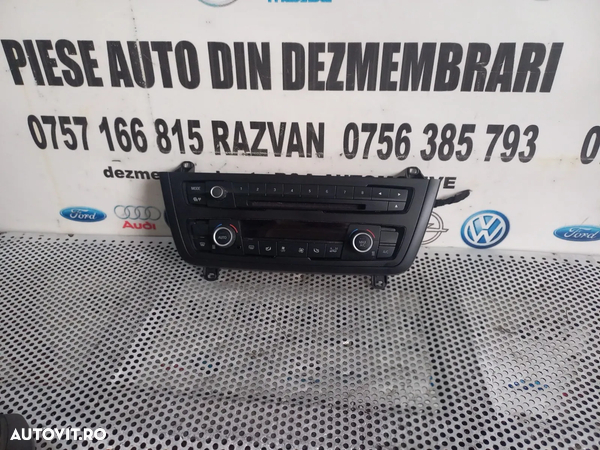 Panou Modul Comanda Clima Climatronic Interfata Radio Cd Bmw F30 F31 Seria 3 Dezmembrez - Dezmembrari Arad - 1