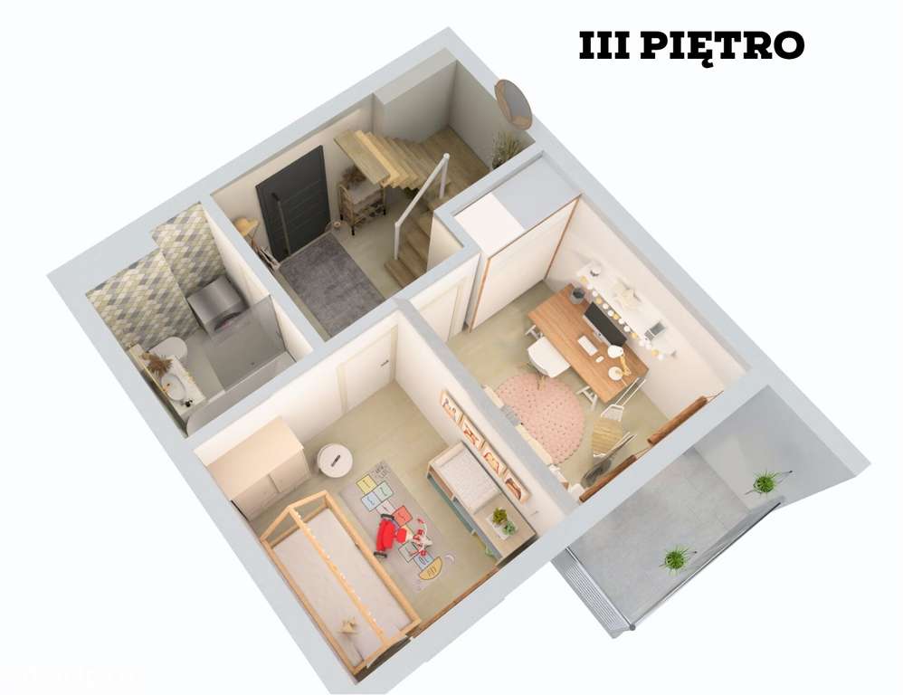 Os. Pyrzyckie | Horyzont2 | 3 pok.| z antresolą - Pełny obrazek: 5/13