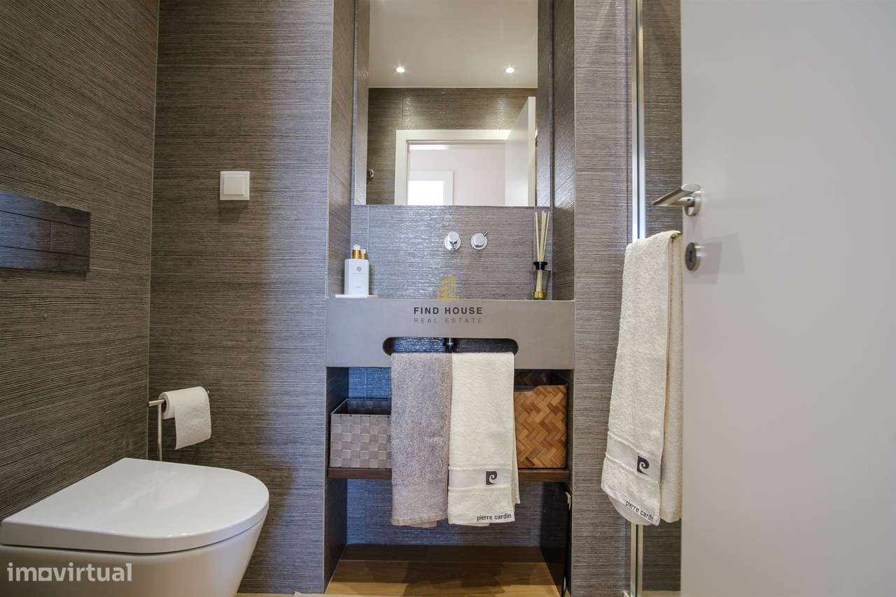 T2 com vista mar, garagem e arrecadação em Condomínio com piscina e ja-21