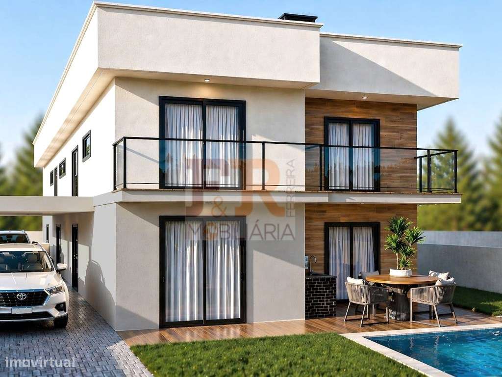 Moradia Geminada T4 Com Piscina Pinhal General Fernao Ferro