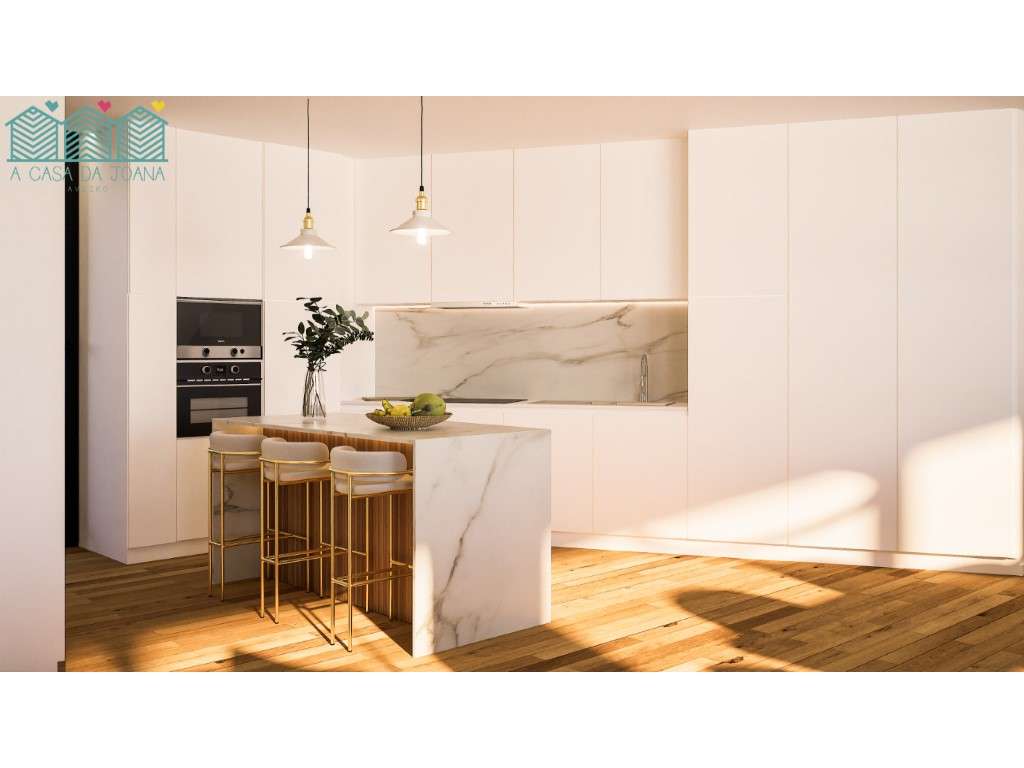 Apartamento T2 com 2 Lugares de Estacionamento em Aveiro - Grande imagem: 4/22