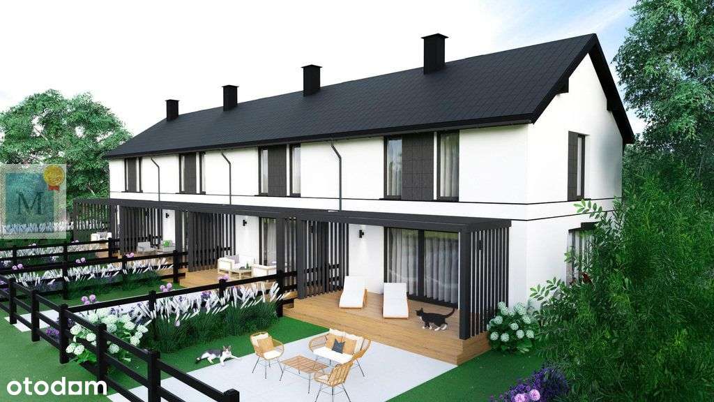 Dom-szereg,82m2 z poddaszem,4pokoje,Turkusowa-11