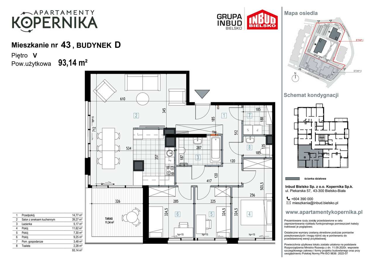 Apartamenty Kopernika | mieszkanie 4-pok. | D_43 - Pełny obrazek: 3/8