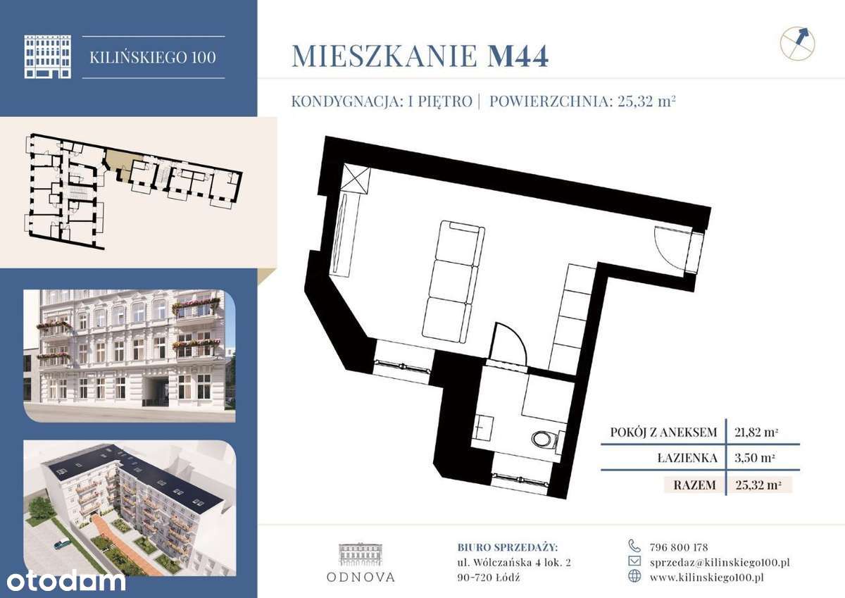 Mieszkania w stanie deweloperskim, gotowe - Kilińskiego 100-5