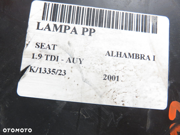 LAMPA PRAWA PRZEDNIA SEAT ALHAMBRA LIFT 0301182212 7M7941016H - 10