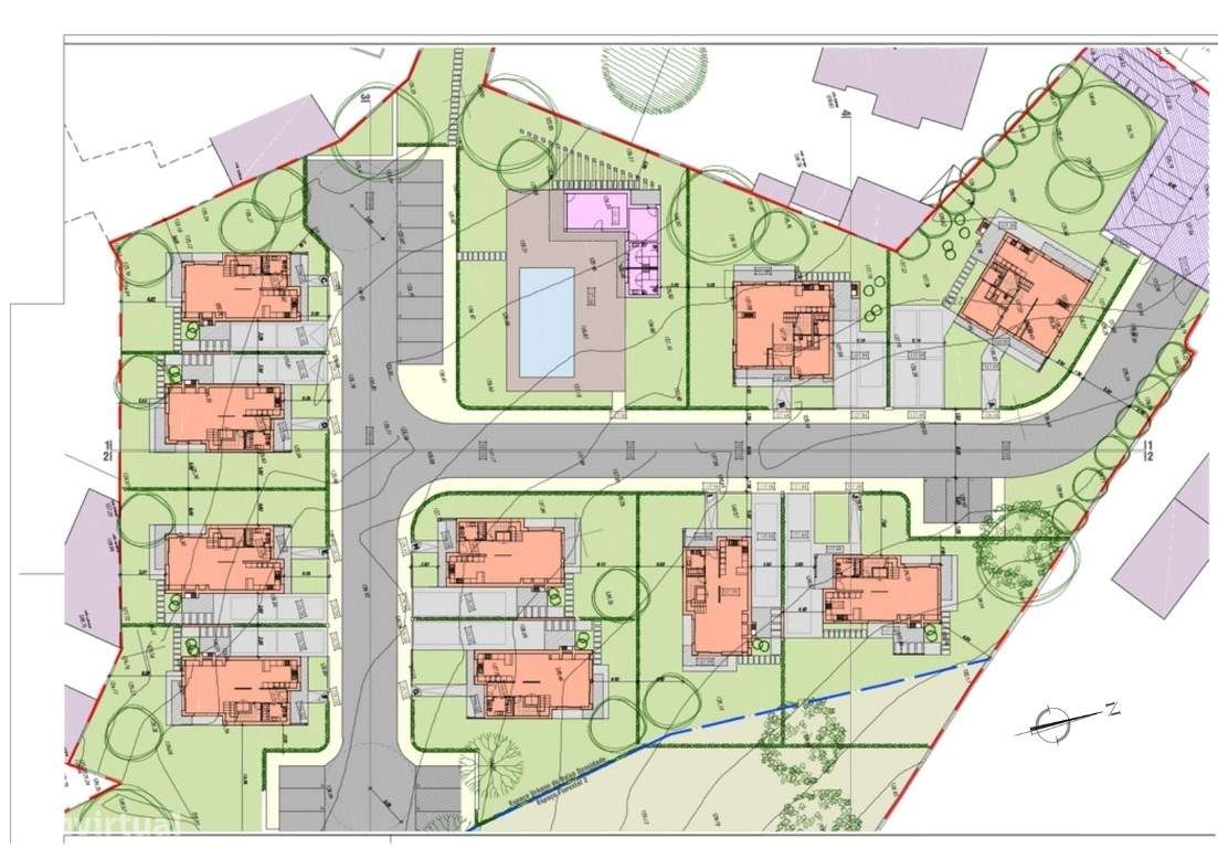 Terreno com projecto aprovado para moradias, S. João das Lampas, Sintr-4