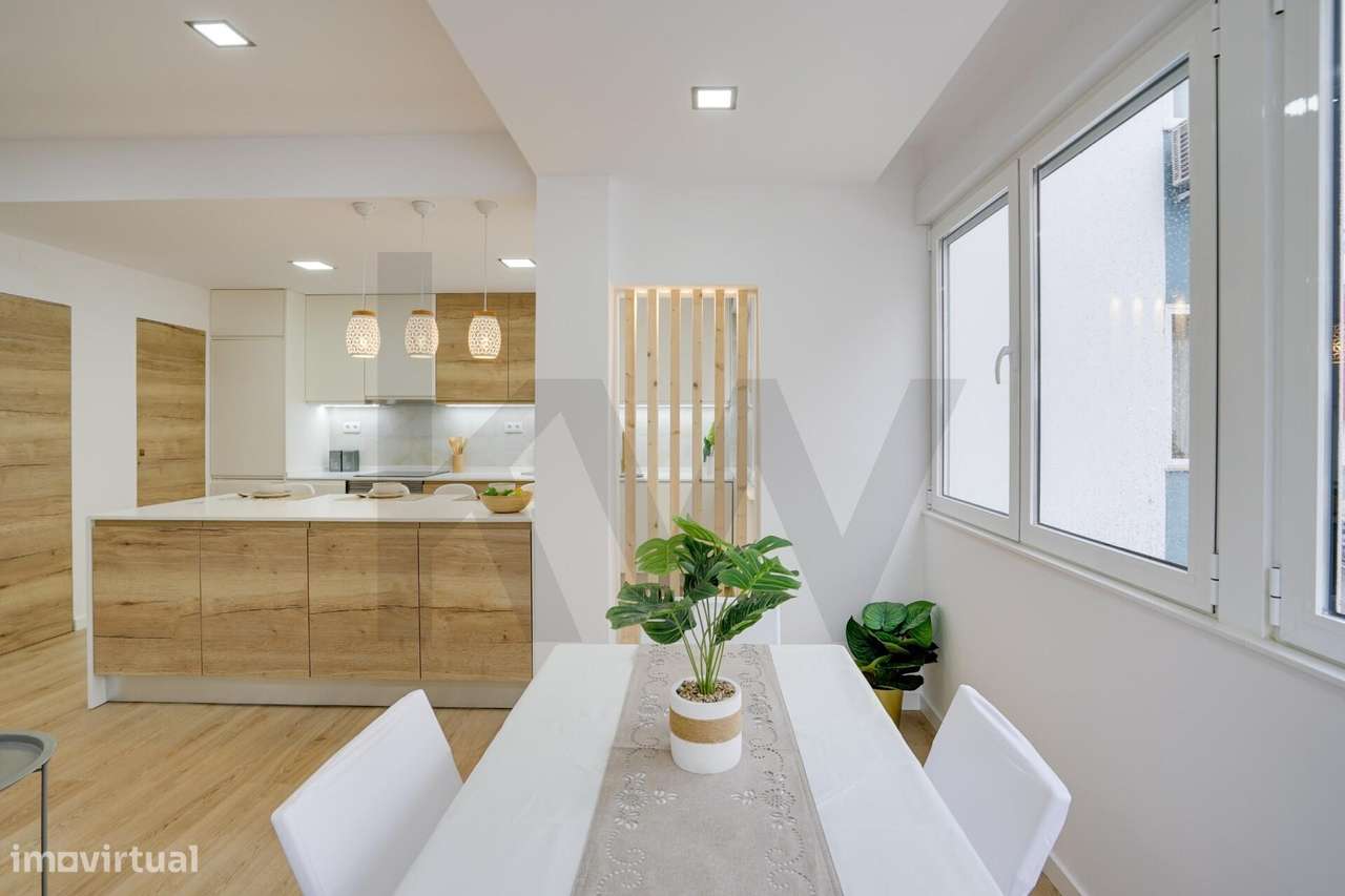 Apartamento T3 Totalmente Renovado Vista Rio - Grande imagem: 3/36