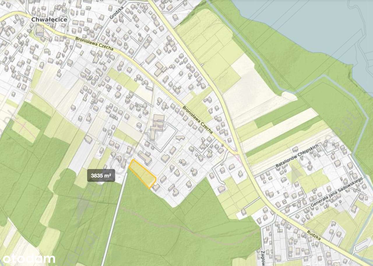 Działka, grunt  pod zabudowę Rybnik/Chwałęcice duża powierzchnia - Pełny obrazek: 3/4