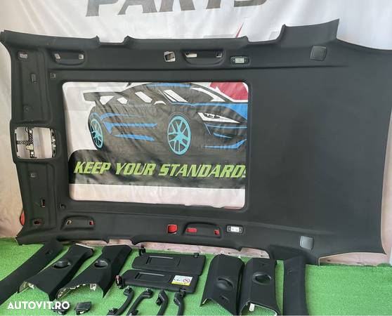 Bmw X5 G05 Plafon textil Negru Panorama complet cu accesorii - 4