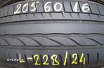 205/60r16 92W (L228/24)005 4szt 5,5mm ER300 Turanza BRIDGESTONE 2018r LETNIE - 4