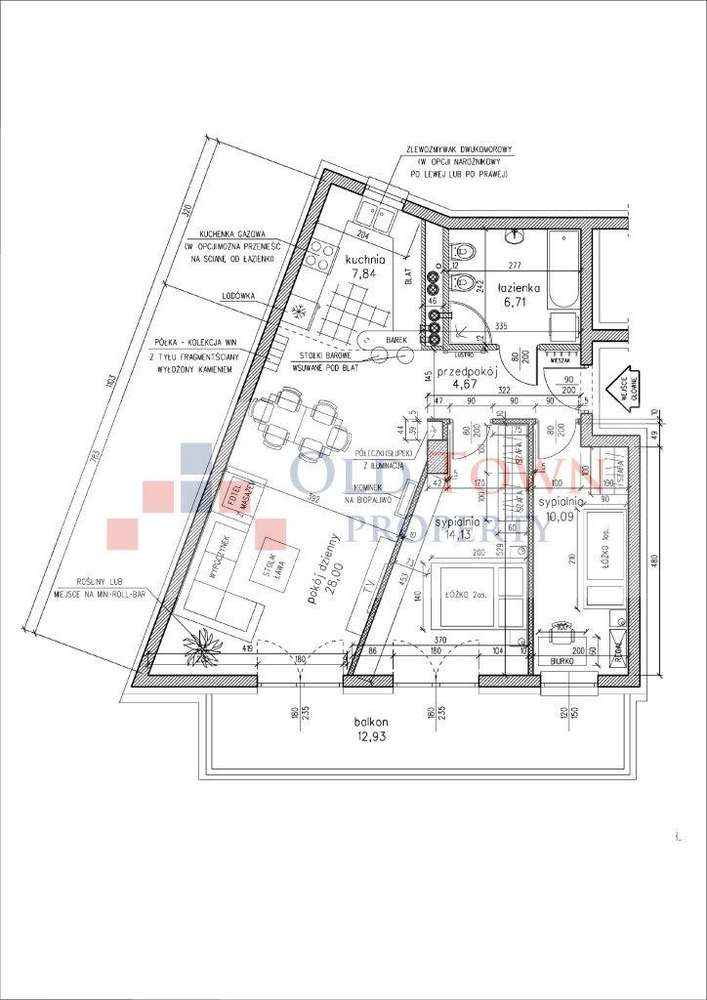 Apartament 70 m2 Osiedle Prestige Czechów-3