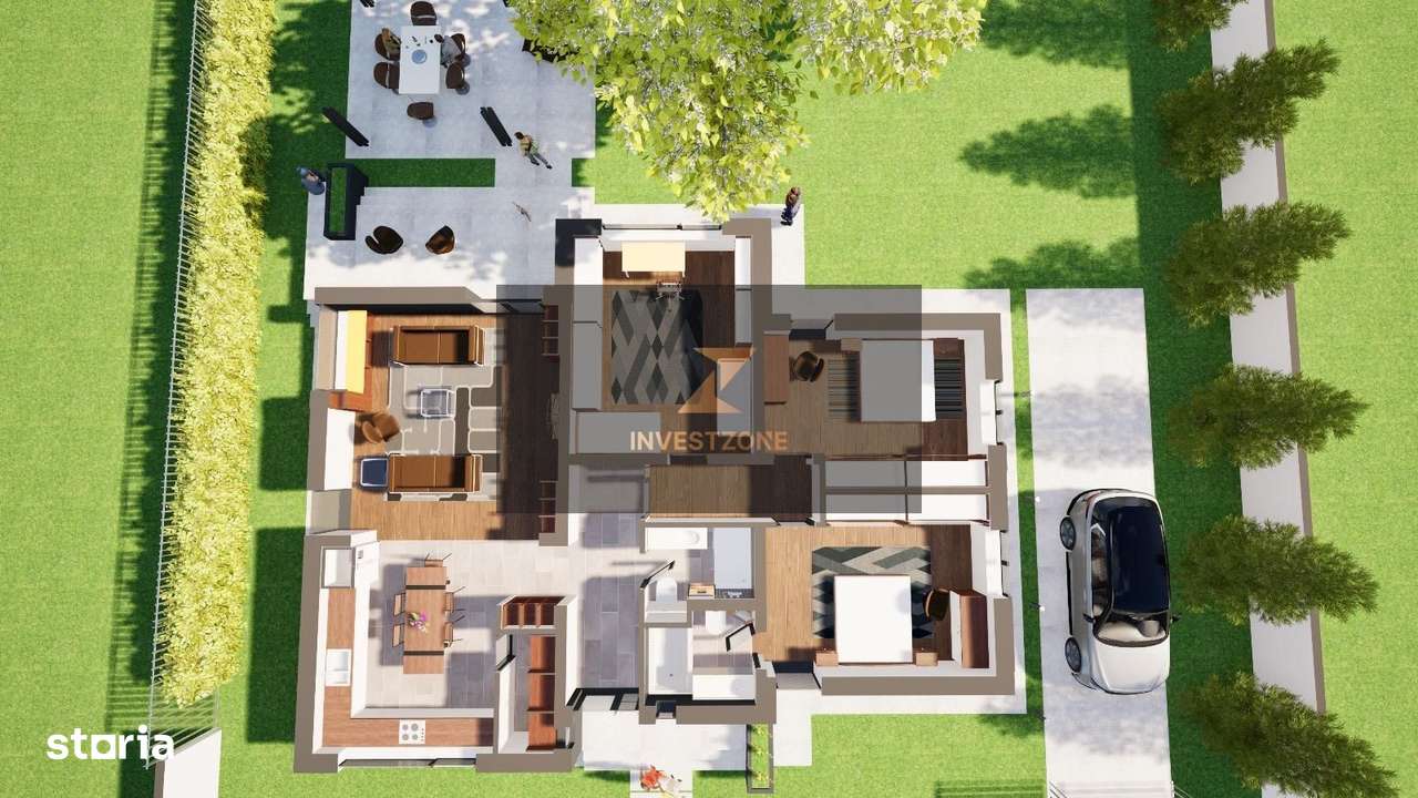 Casă Nouă Modernă cu 4 Camere – Strada Făcliei-15