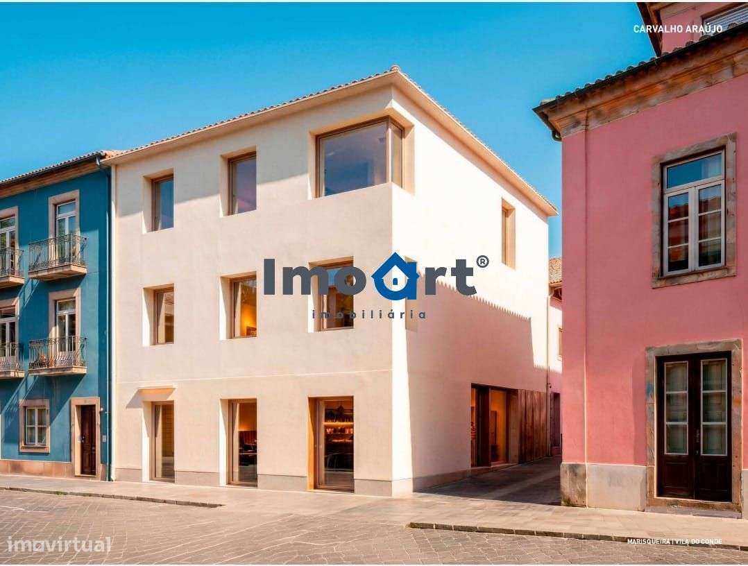 Prédio misto em frente ao Rio e Marina de Vila de Conde, com projeto-20
