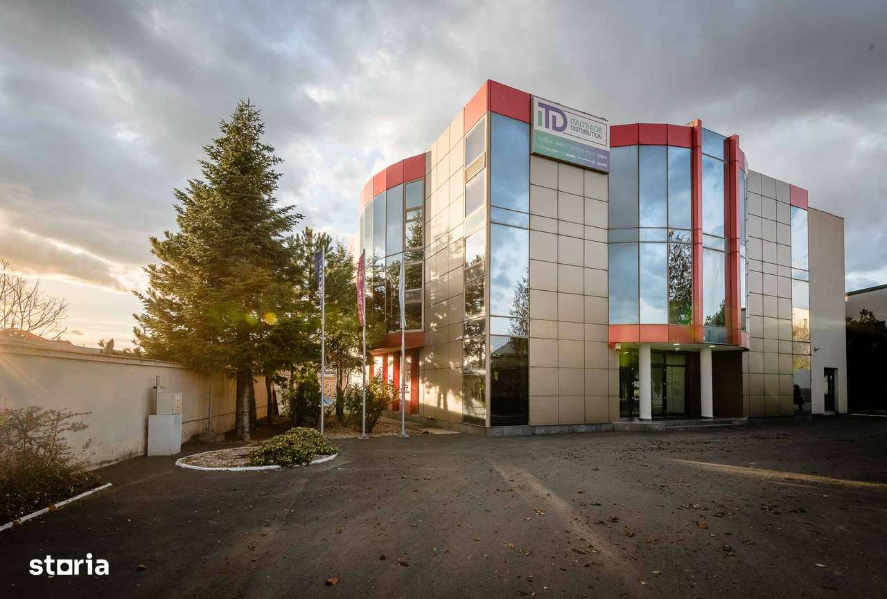 Vânzare complex birouri + depozite – 4.231 mp teren – Tunari - Imagine principală: 1/20