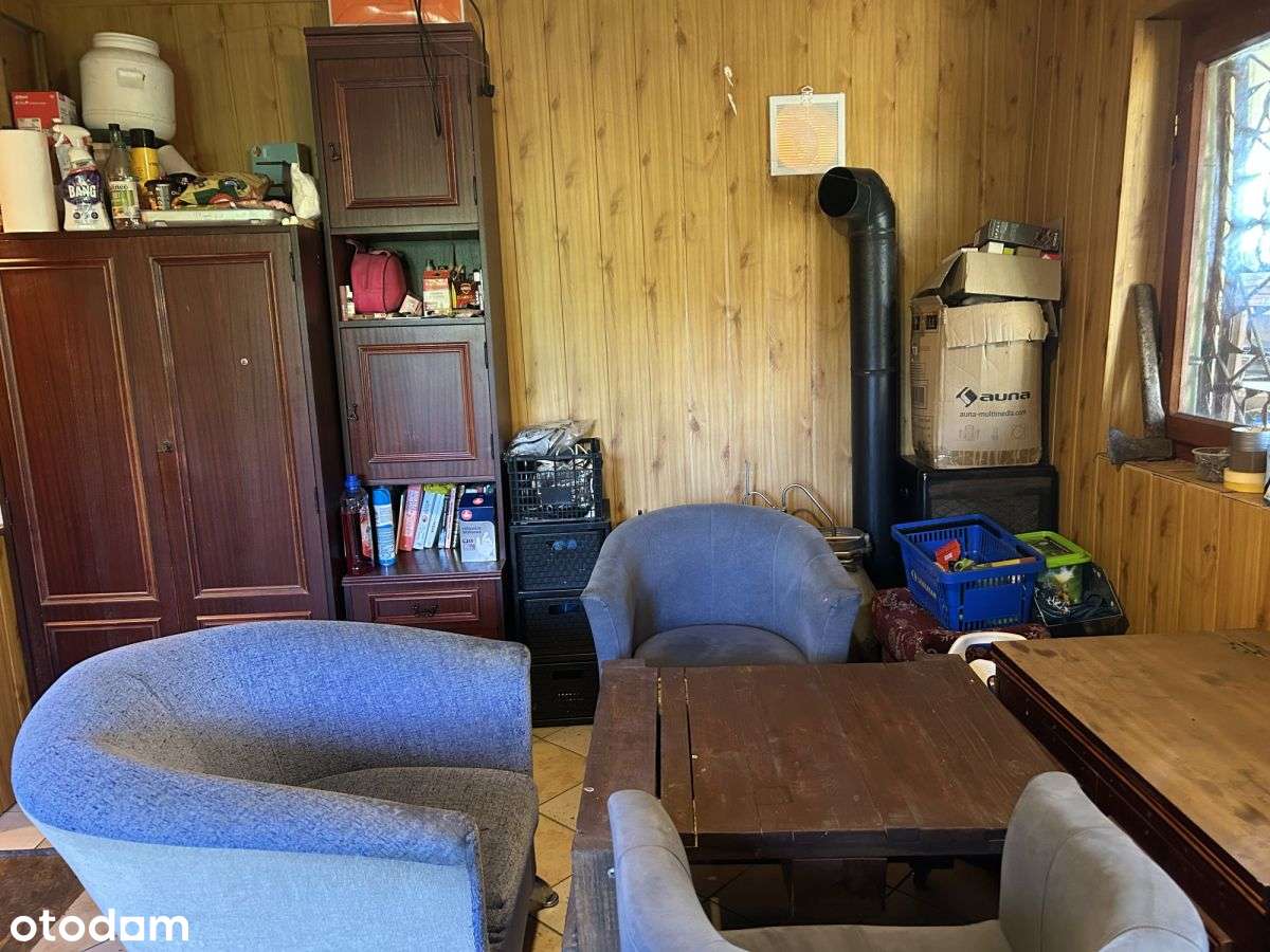 Działka Rod z murowanym domkiem i wędzarnią-13