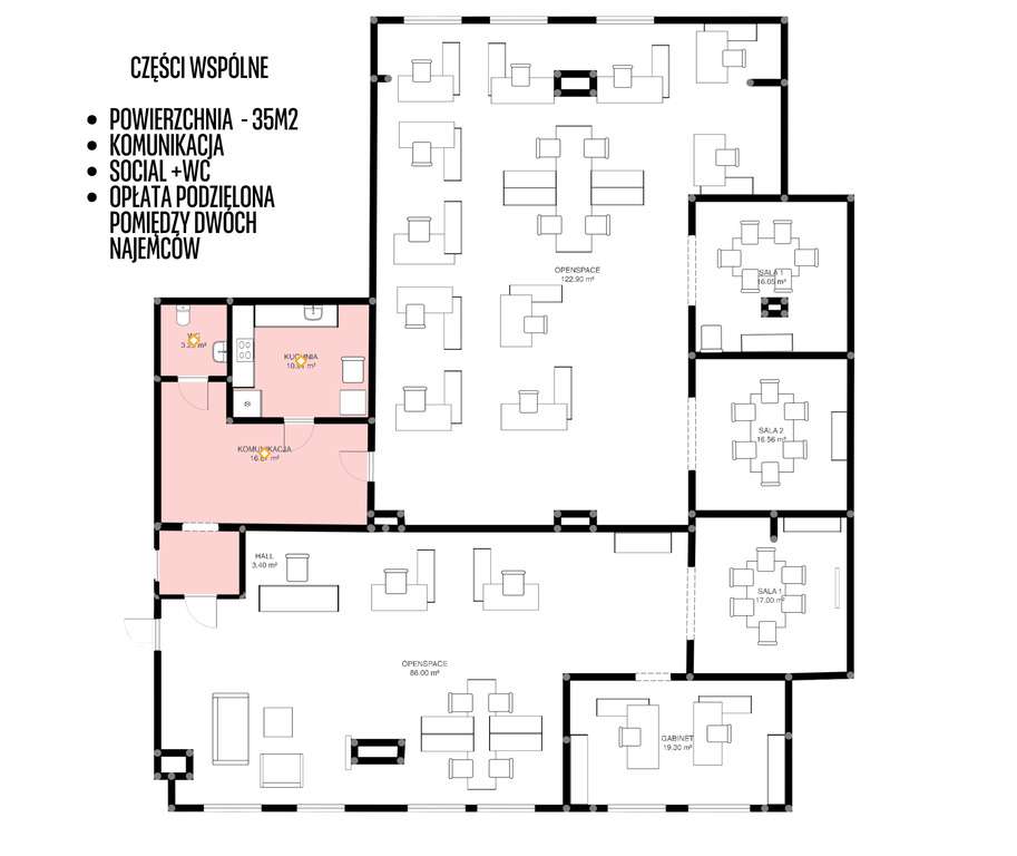 Lokal standard premium - 123m², Piętro I - Parking - Pełny obrazek: 3/11