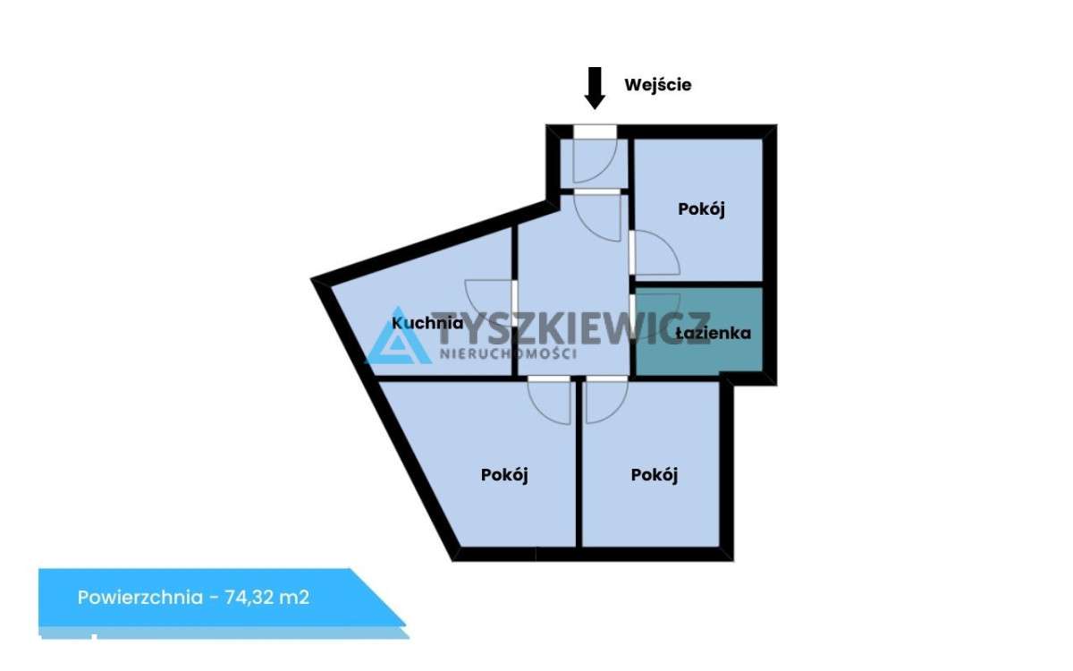 Mieszkanie w centrum miasta Wejherowo - Pełny obrazek: 2/19